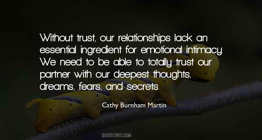 Relationship With Trust Quotes #567987