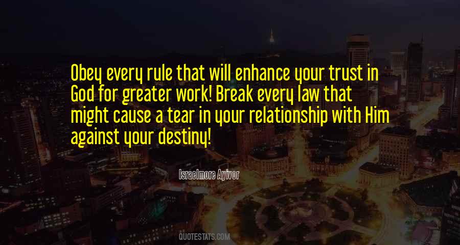 Relationship With Trust Quotes #618748