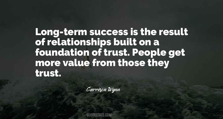 Relationships Are Built On Trust Quotes #1553491