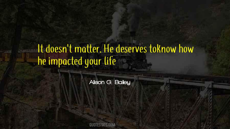Relationships Matter Quotes #1646766
