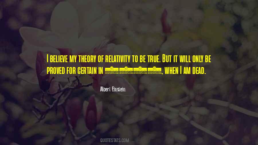 Relativity Theory Quotes #954651