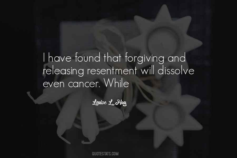 Releasing Resentment Quotes #74618