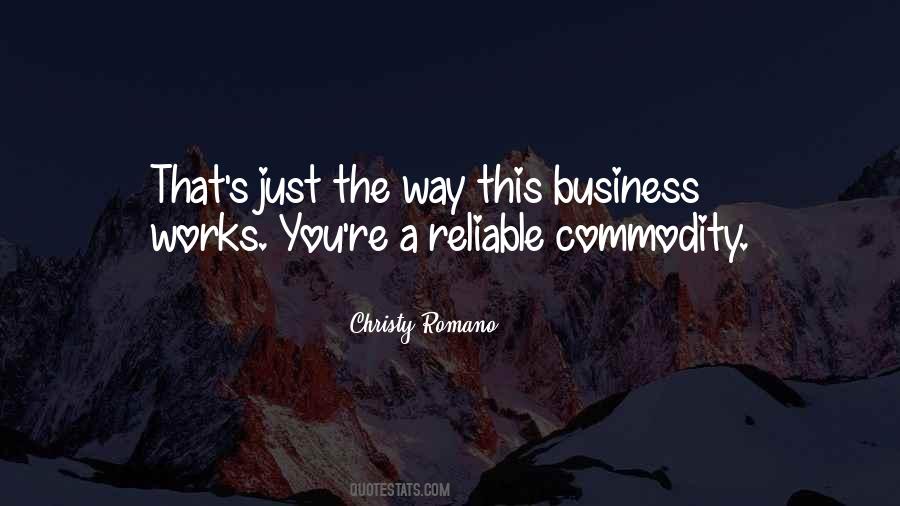 Reliable Business Quotes #298644