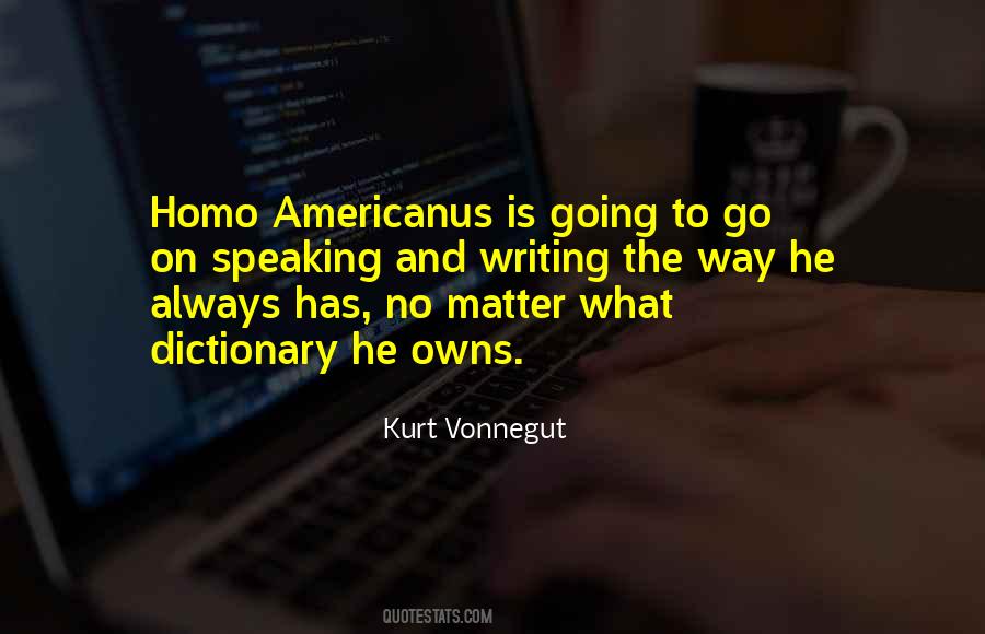 Quotes About Americanus #1299894