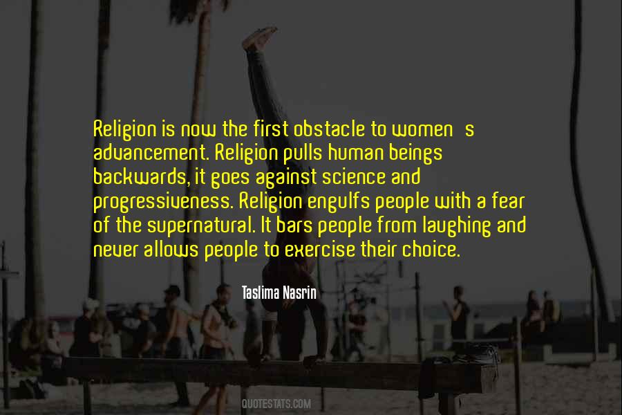 Religion Against Science Quotes #127232