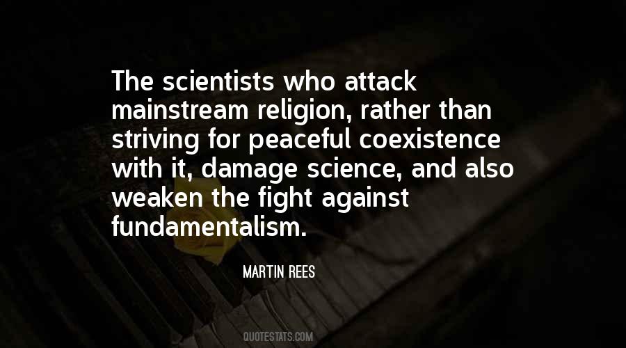 Religion Against Science Quotes #937659