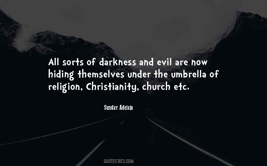Religion And Evil Quotes #115688