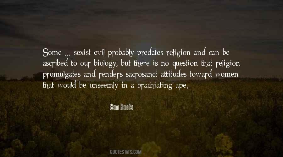 Religion And Evil Quotes #1736184