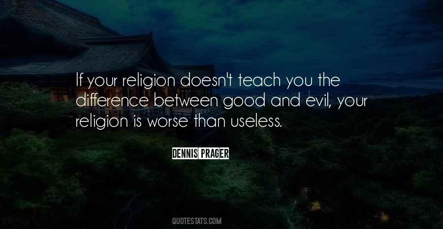 Religion And Evil Quotes #246516