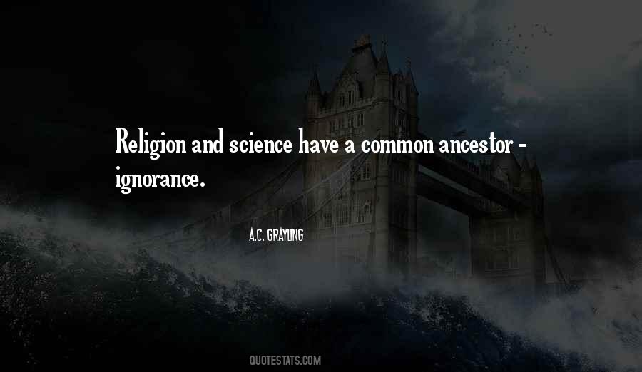 Religion And Ignorance Quotes #1079395