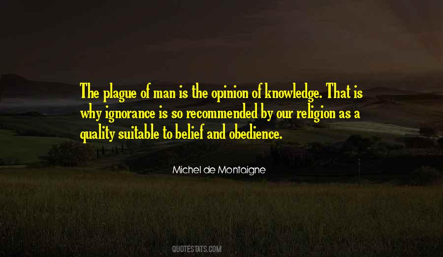 Religion And Ignorance Quotes #1175026