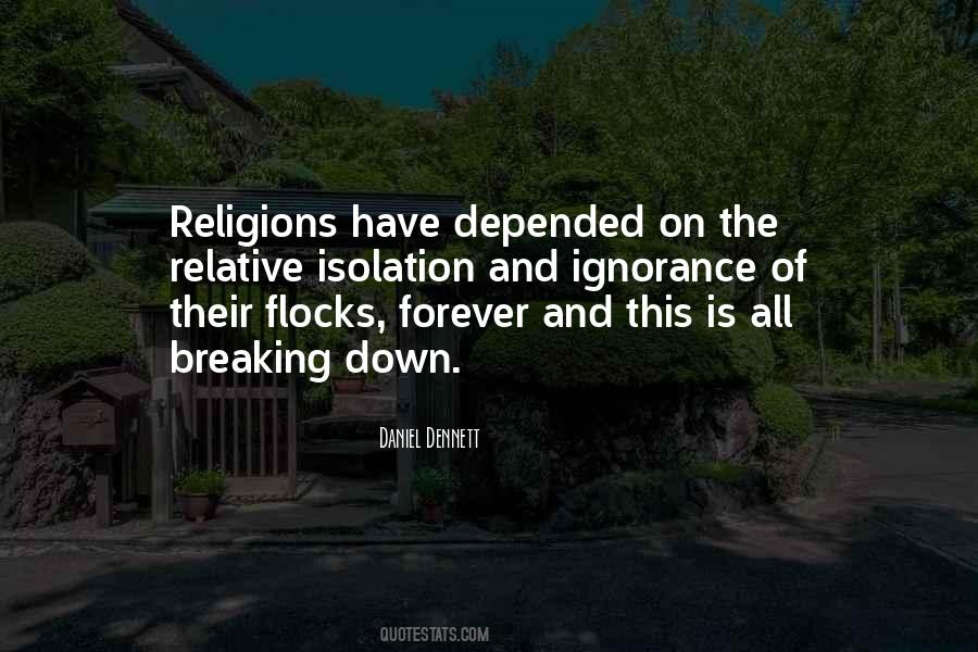 Religion And Ignorance Quotes #1510605