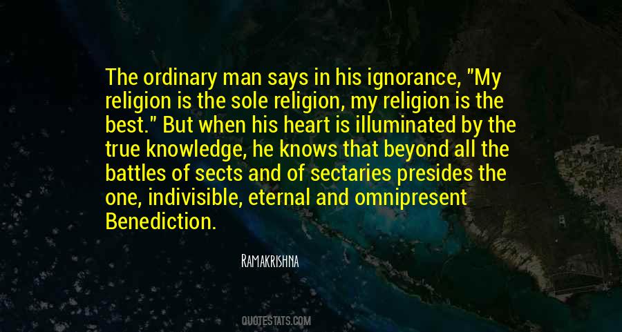 Religion And Ignorance Quotes #572968