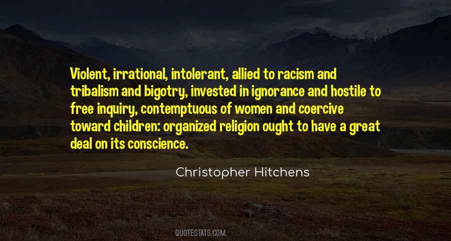 Religion And Ignorance Quotes #818112