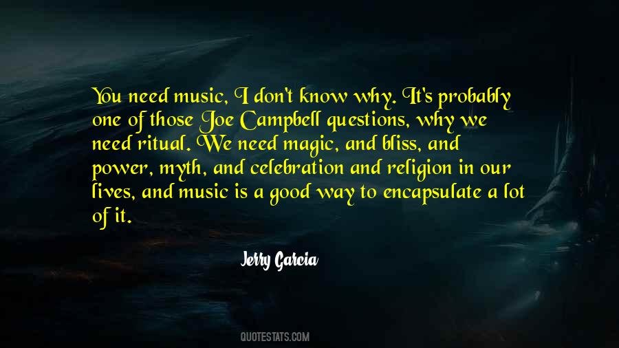 Religion And Music Quotes #1766056