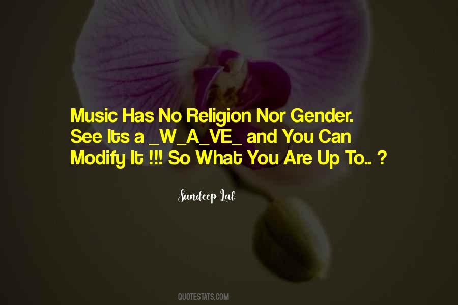 Religion And Music Quotes #770068