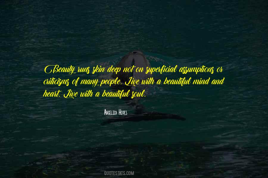 Quotes About Superficial Beauty #1007637