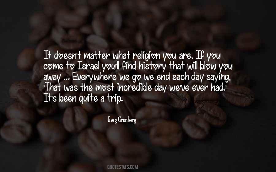 Religion Doesn't Matter Quotes #203234