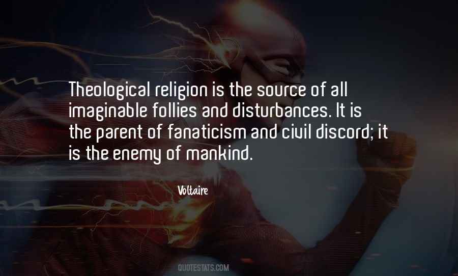 Religion Fanaticism Quotes #1213473