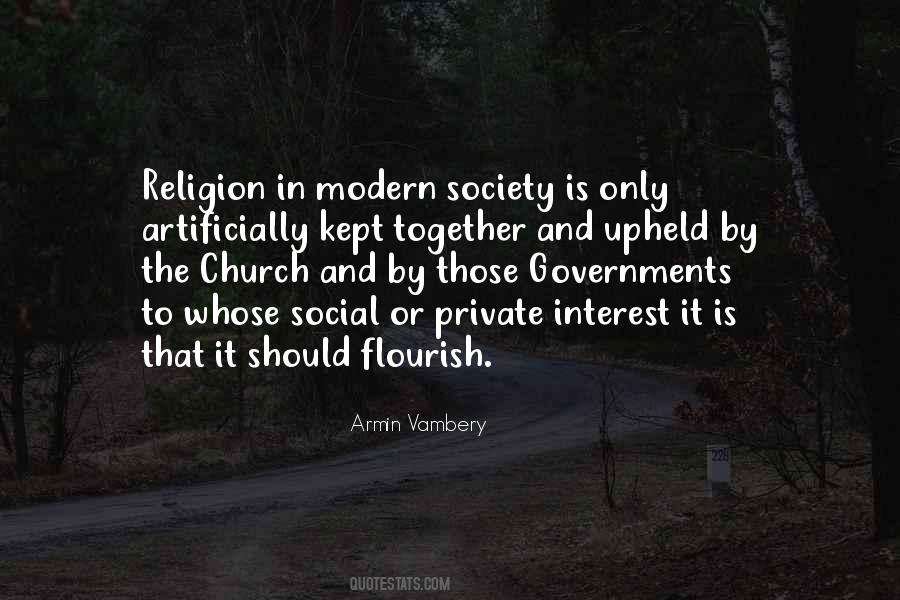 Religion In Society Quotes #234116