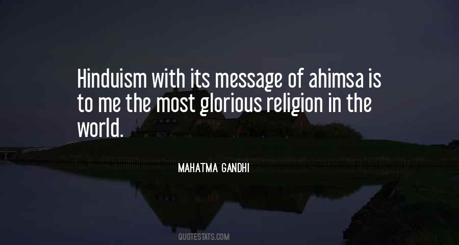 Religion In The World Quotes #1201795