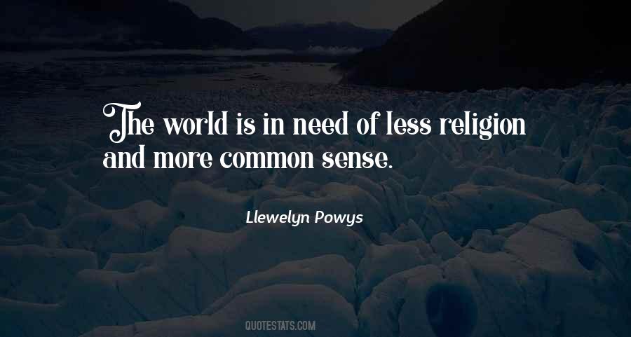 Religion In The World Quotes #120339