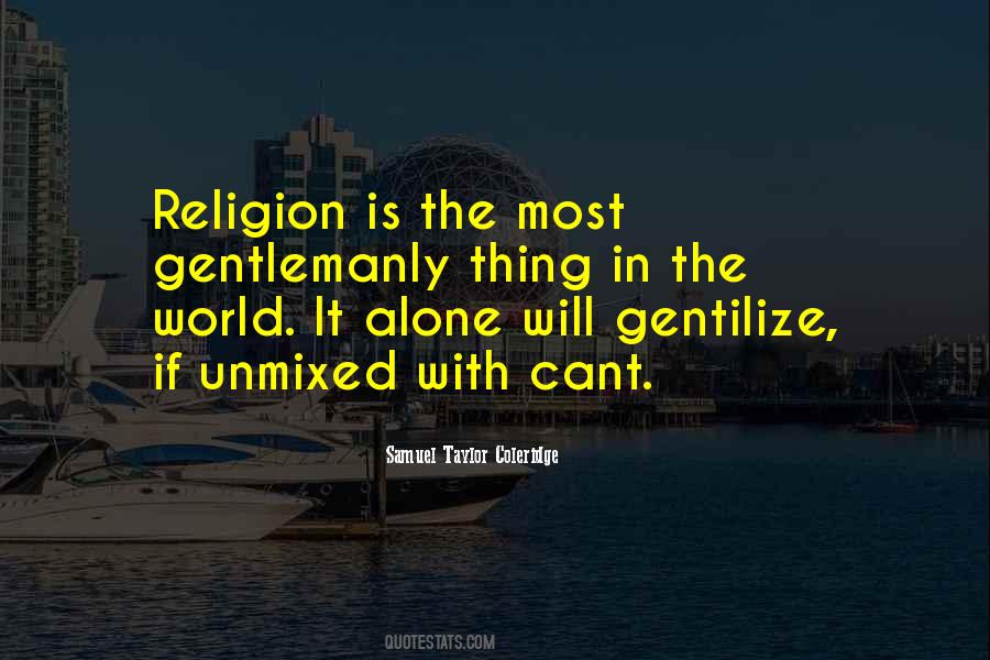 Religion In The World Quotes #12894