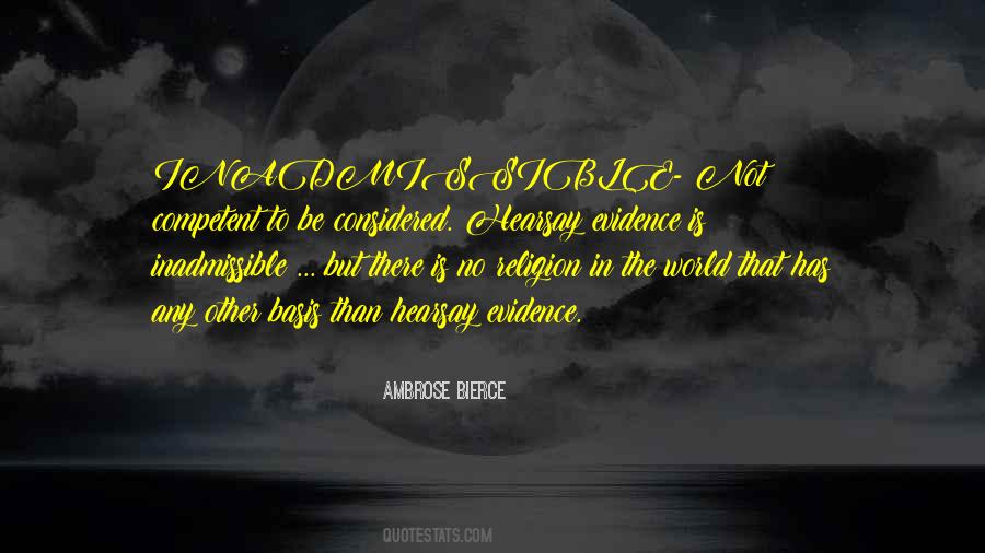 Religion In The World Quotes #1380124