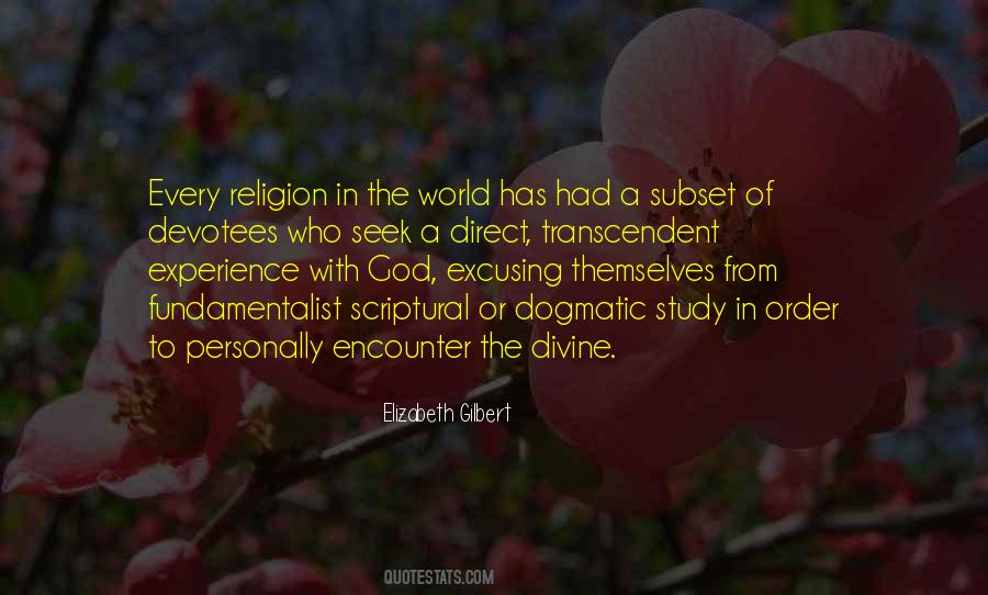 Religion In The World Quotes #18184