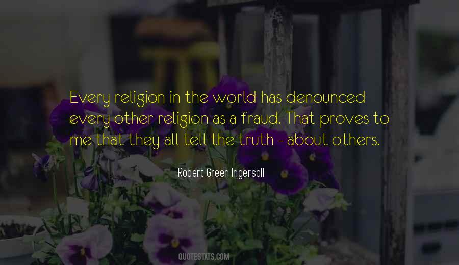 Religion In The World Quotes #448034