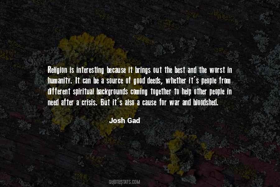 Religion In War Quotes #1244364