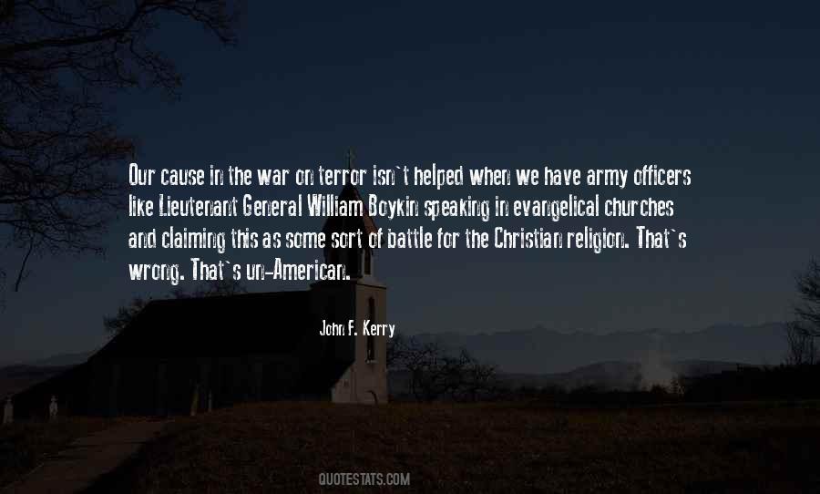 Religion In War Quotes #438094