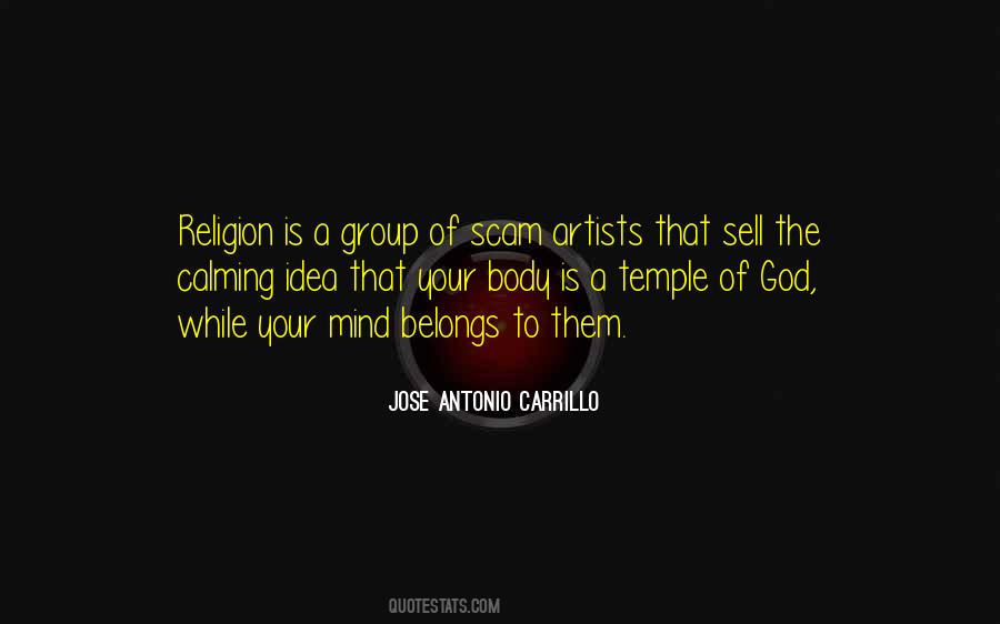 Religion Scam Quotes #1686748