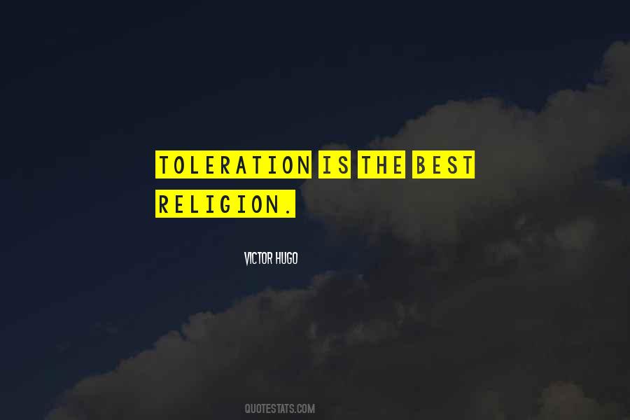 Religion Toleration Quotes #1197179