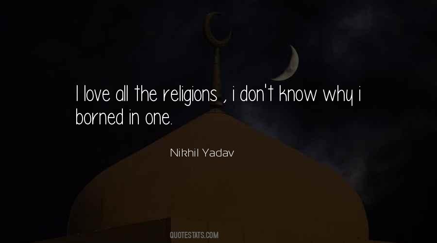 Religions Love Quotes #126309