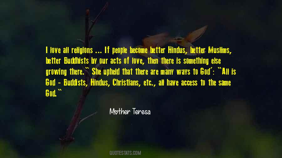 Religions Love Quotes #1338332