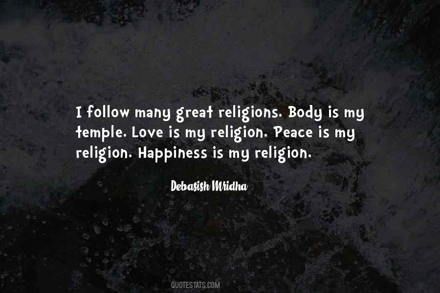 Religions Love Quotes #1416223