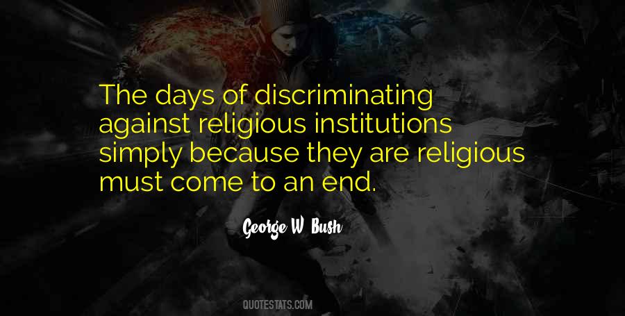 Religious Institutions Quotes #266913