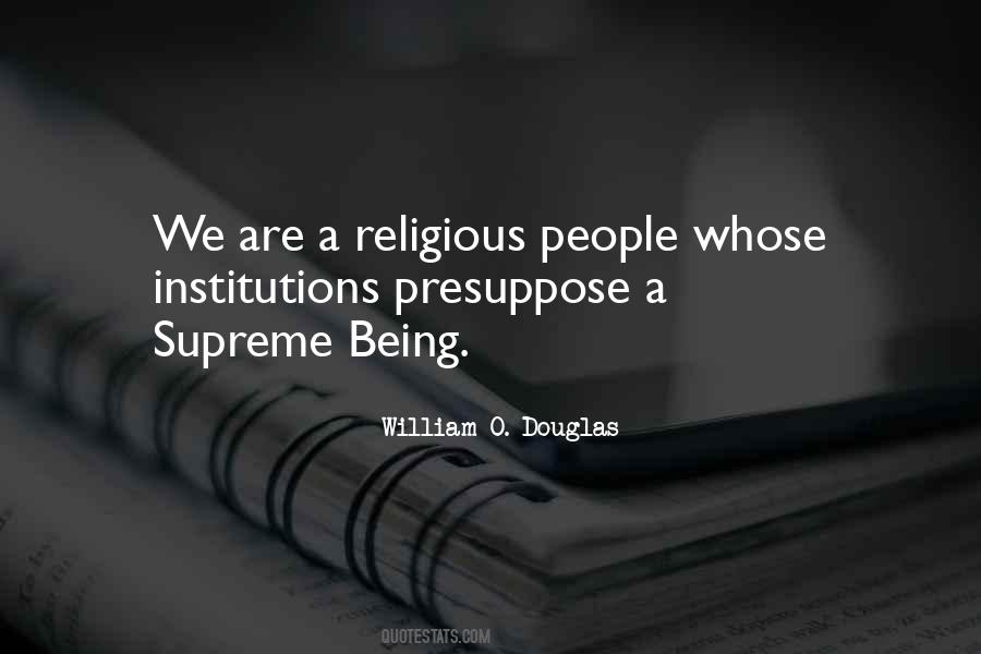 Religious Institutions Quotes #88128