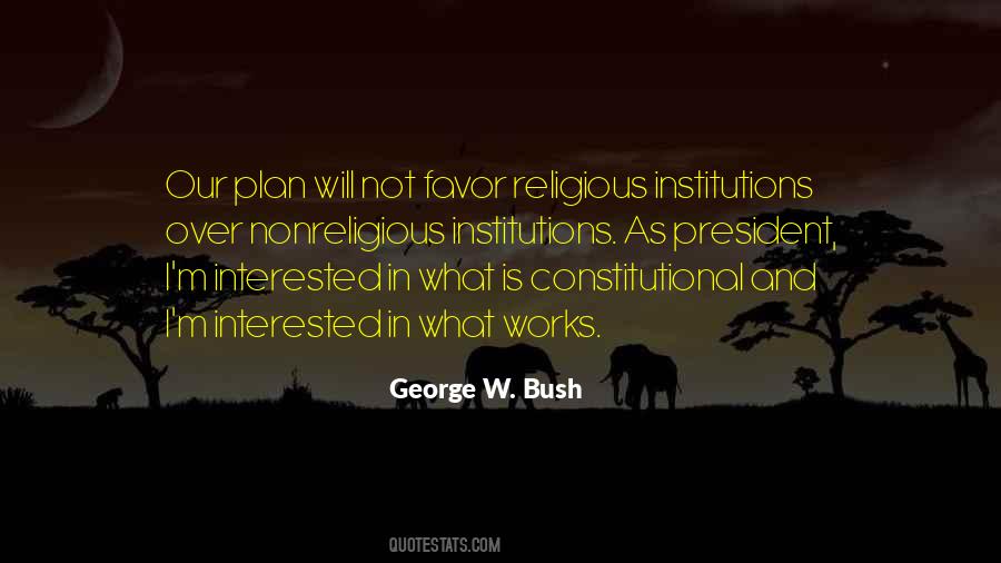Religious Institutions Quotes #90529