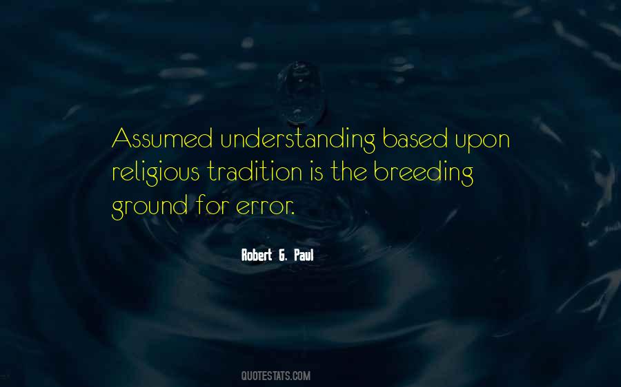 Religious Tradition Quotes #1052252