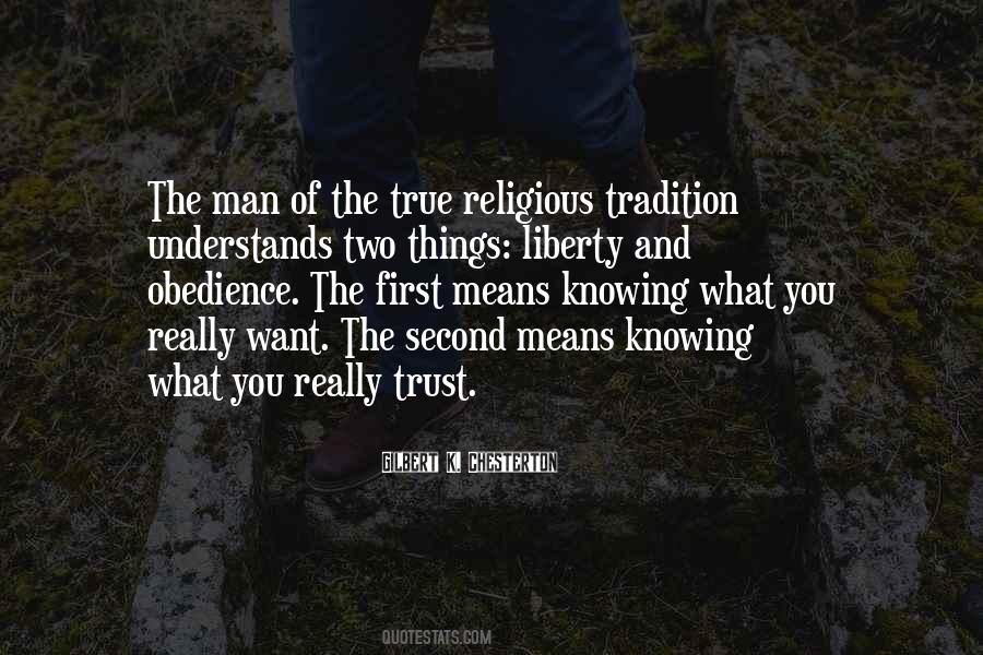 Religious Tradition Quotes #1438497