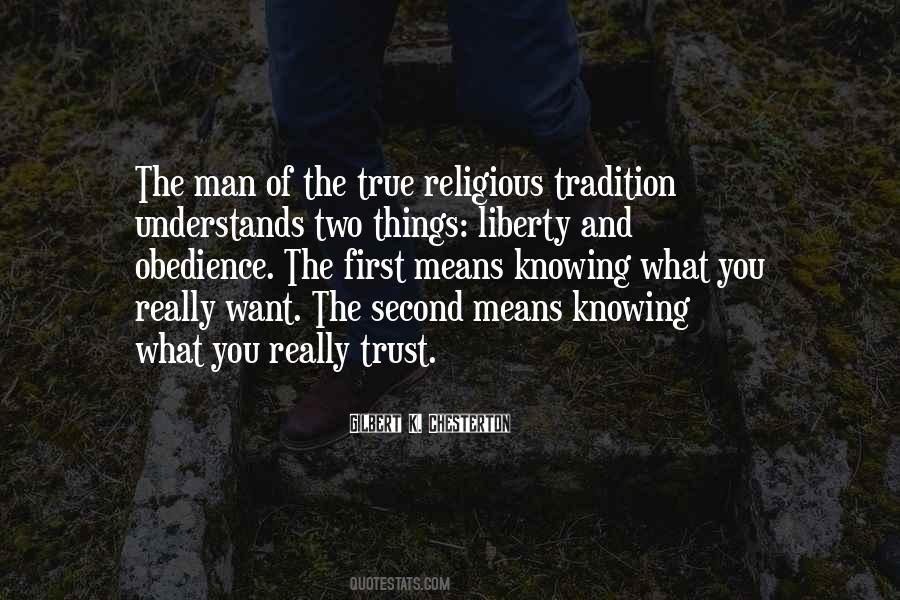 Religious Tradition Quotes #1438497