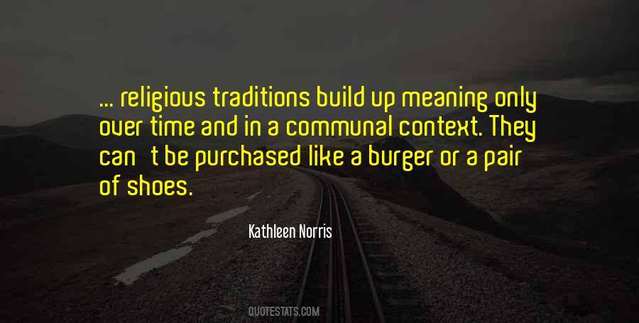 Religious Traditions Quotes #1160085