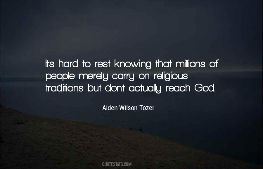 Religious Traditions Quotes #513214