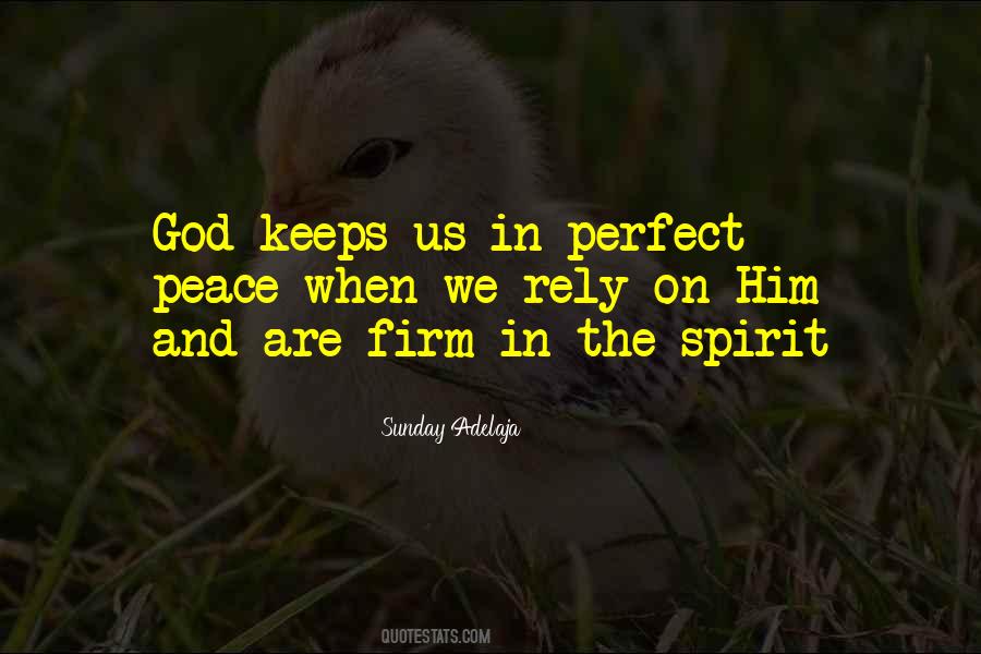 Rely On God Quotes #1628096