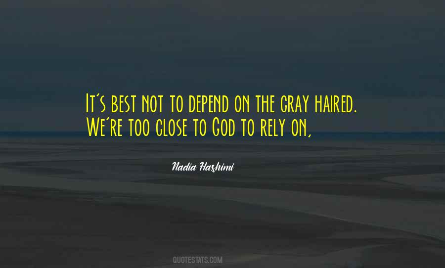 Rely On God Quotes #1784814