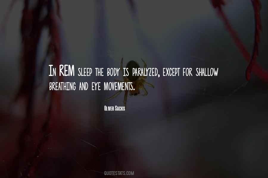 Rem Sleep Quotes #62613