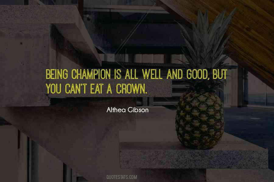 Quotes About Althea Gibson #1203197