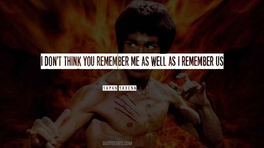 Remember Me Quotes #1661362